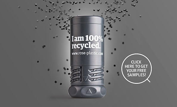 rose plastic's TwistPack Plus made from 100% recycled material.