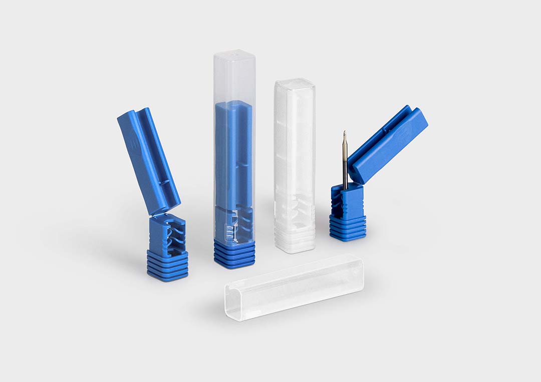 MicroBox MB1: uma embalagem individual de alta qualidade para micro ferramentas, fresa e brocas de precisão.